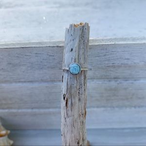 Larimar Ring - Sterling Silver
